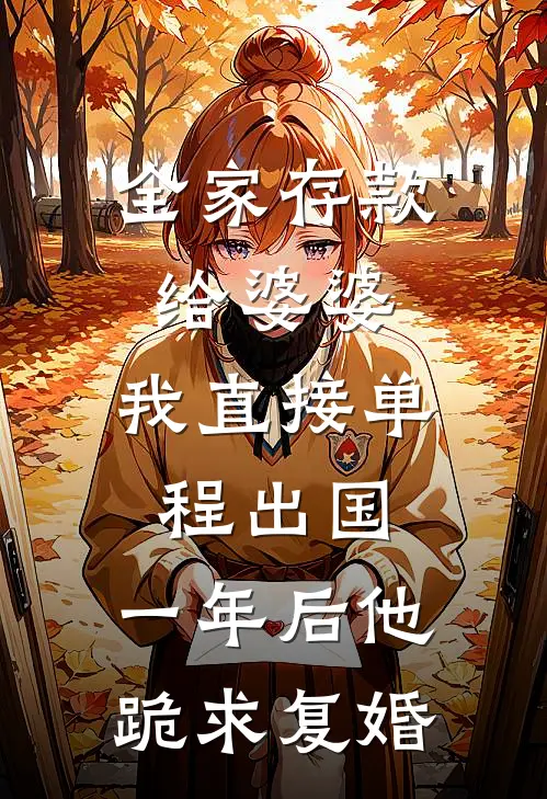 全家存款给婆婆，我直接单程出国，一年后他跪求复婚