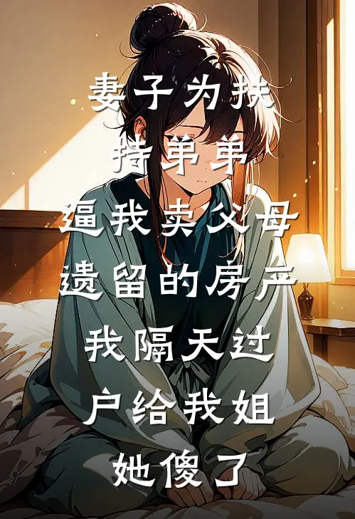 妻子为扶持弟弟，逼我卖父母遗留的房产，我隔天过户给我姐，她傻了