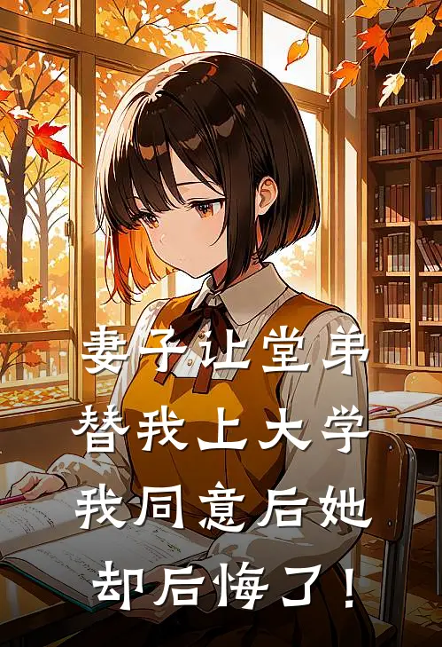 妻子让堂弟替我上大学，我同意后她却后悔了！