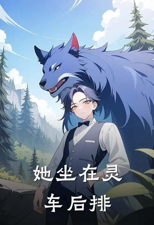 她坐在灵车后排