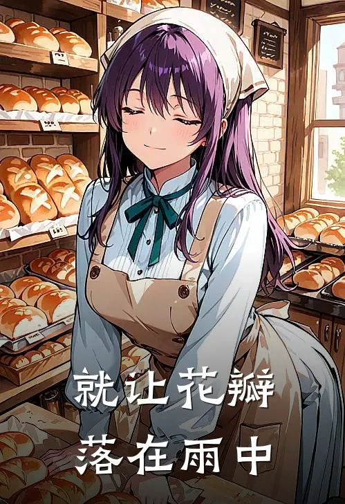 就让花瓣落在雨中