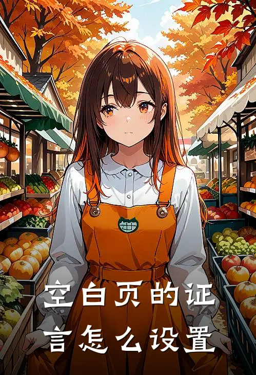 空白页的证言怎么设置